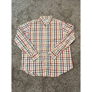 Dockers Multi Colored Button Down Collared Shirt Men Size Large